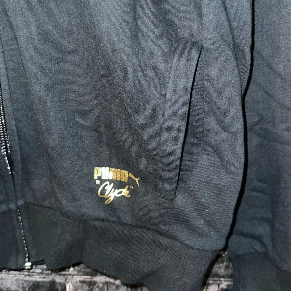Puma Men’s Black Track Jacket, Size Small!